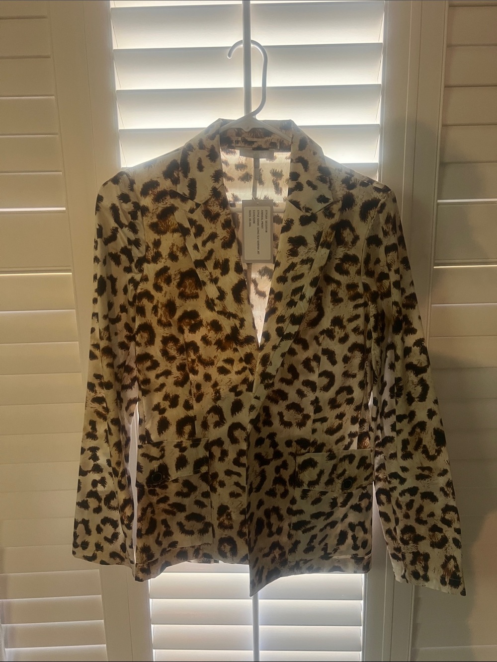 Hinson Wu Animal Print Blazer